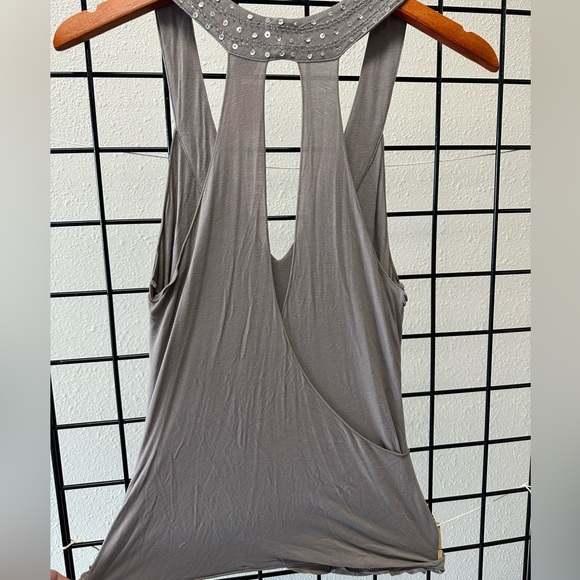 Arden B Dressy Sequin Plunge Top - Picture 4 of 4